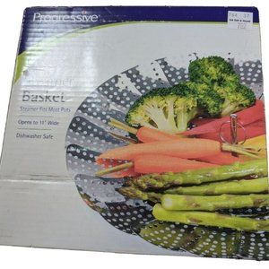 NIB Progressive 11" Steamer Basket, fits most pots * NEW